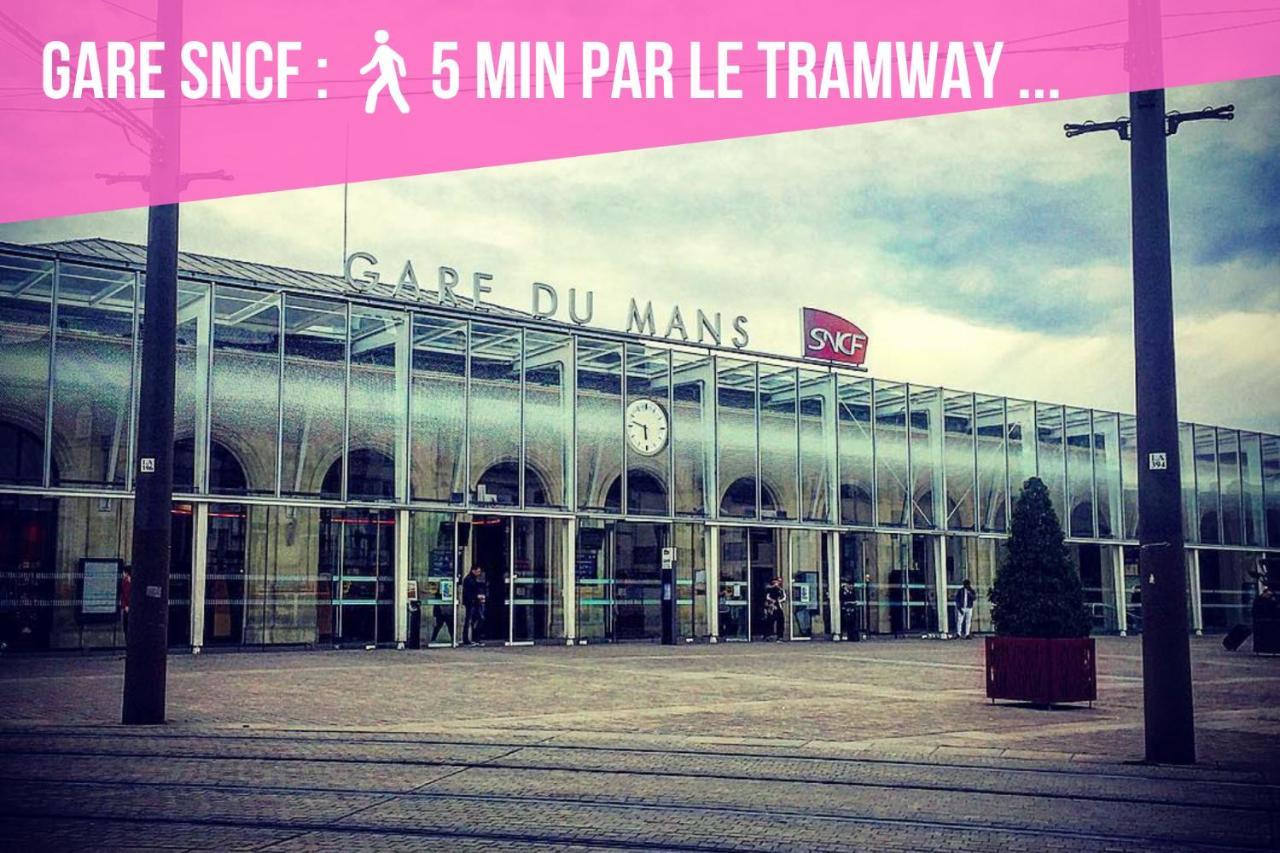 Apartmán Tramway 12 Jaures Cosy Proche Gare Le Mans Exteriér fotografie